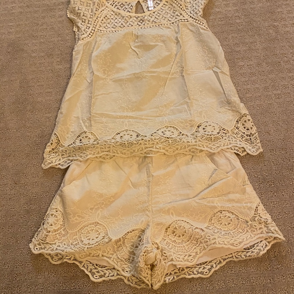 Xhilaration top and bottom - top small; bottom med